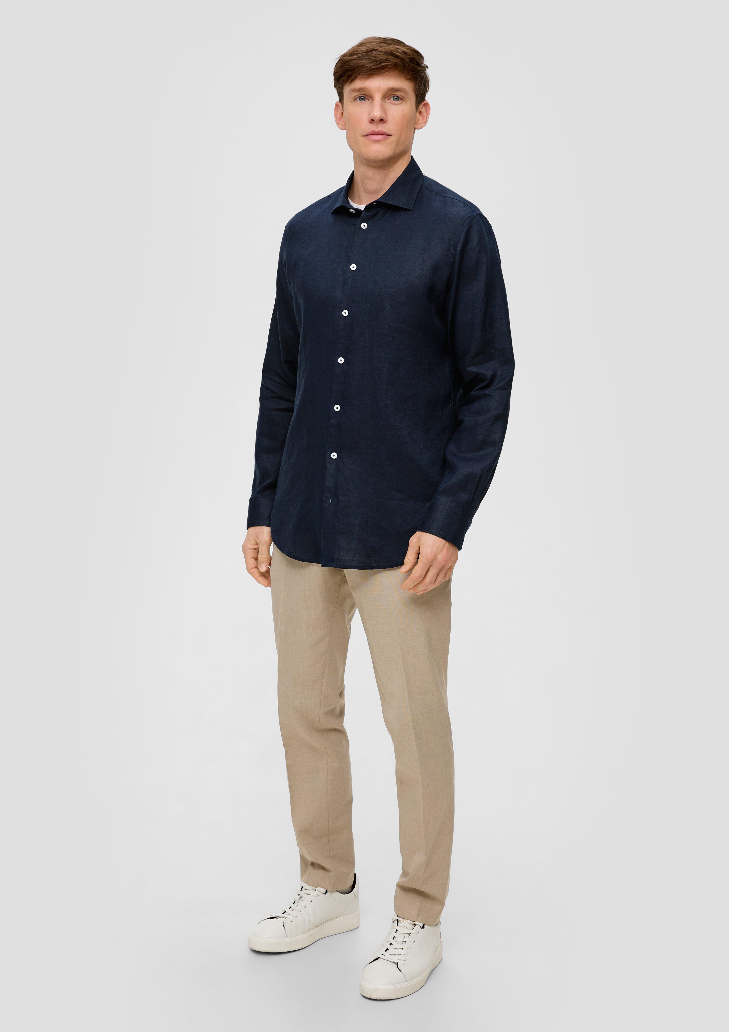 Regular: Anzugshemd aus Leinen  2142851-5978