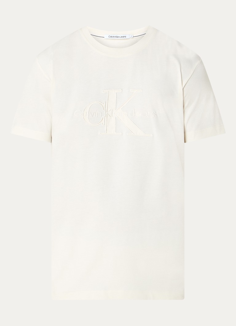 Koszulka Calvin Klein z haftowanym logo