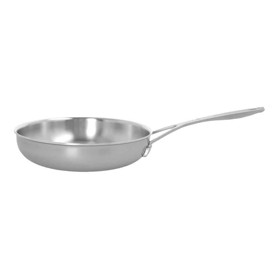 Bratpfanne 24 cm, 18/10 Edelstahl, Silber