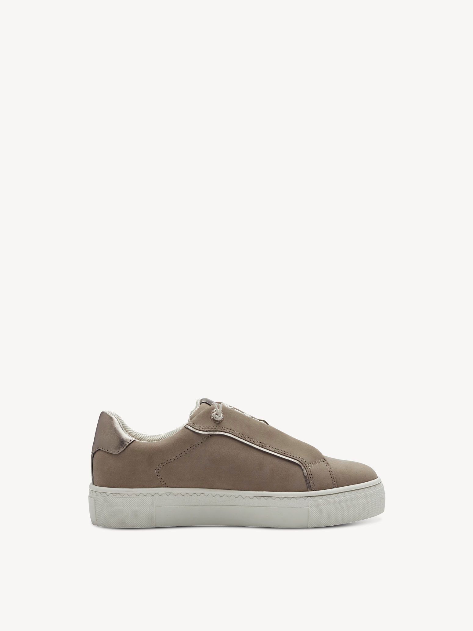 Basket en cuir - beige