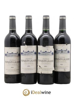 Château Tronquoy Lalande  2001 - Lot de 4 Bouteilles