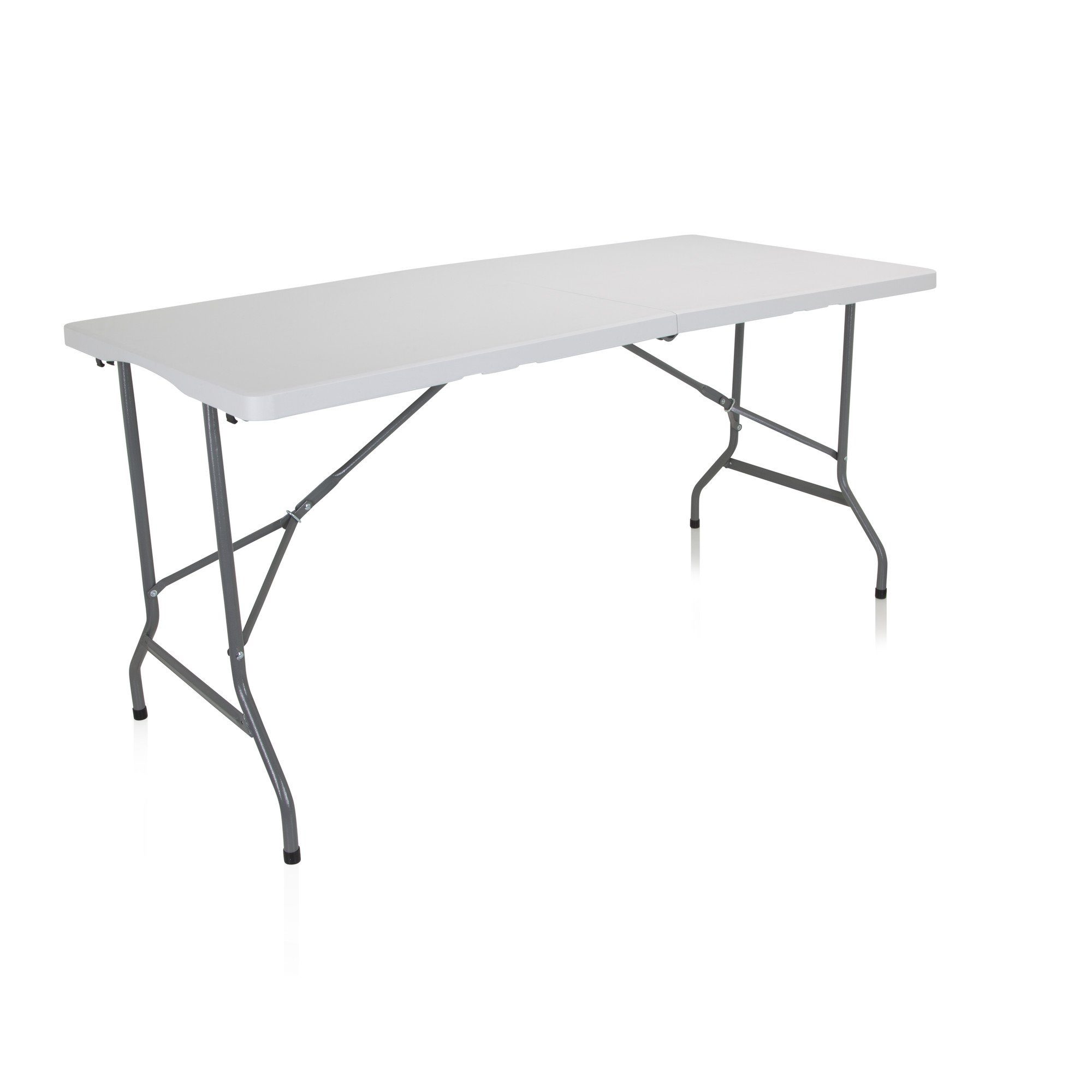 hjh OFFICE Klapptisch Klapptisch EASY UP MULTI II Metall, Kunststoff (1 St), Campingtisch, klappbar, mit Griff