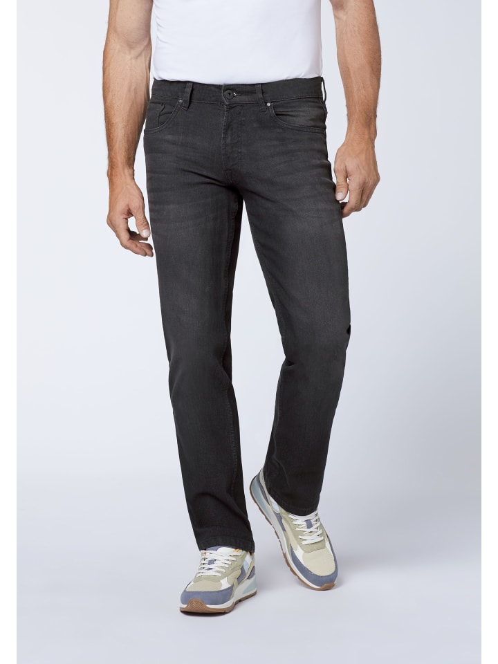 Oklahoma Jeans Jeans in Schwarz günstig kaufen