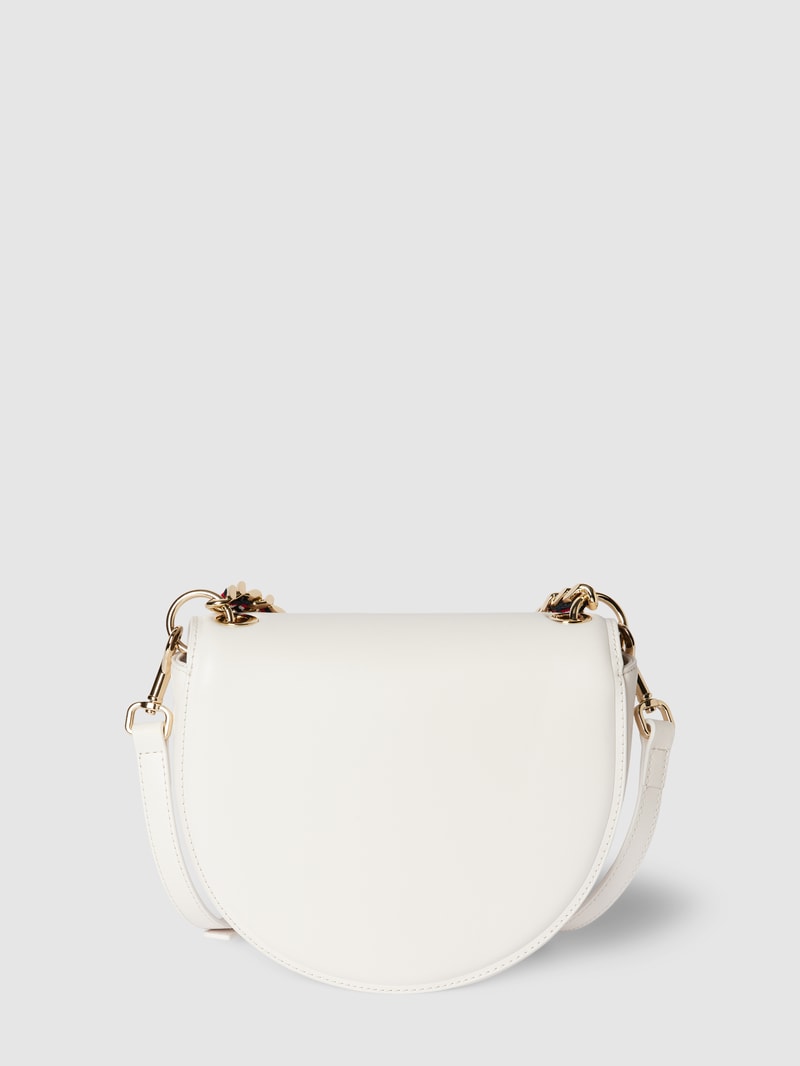 Saddle Bag mit Label-Applikation in weiß