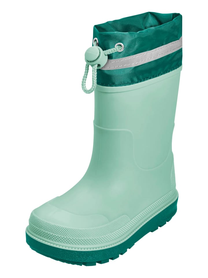 Playshoes Regenstiefel gefüttert in grün günstig kaufen
