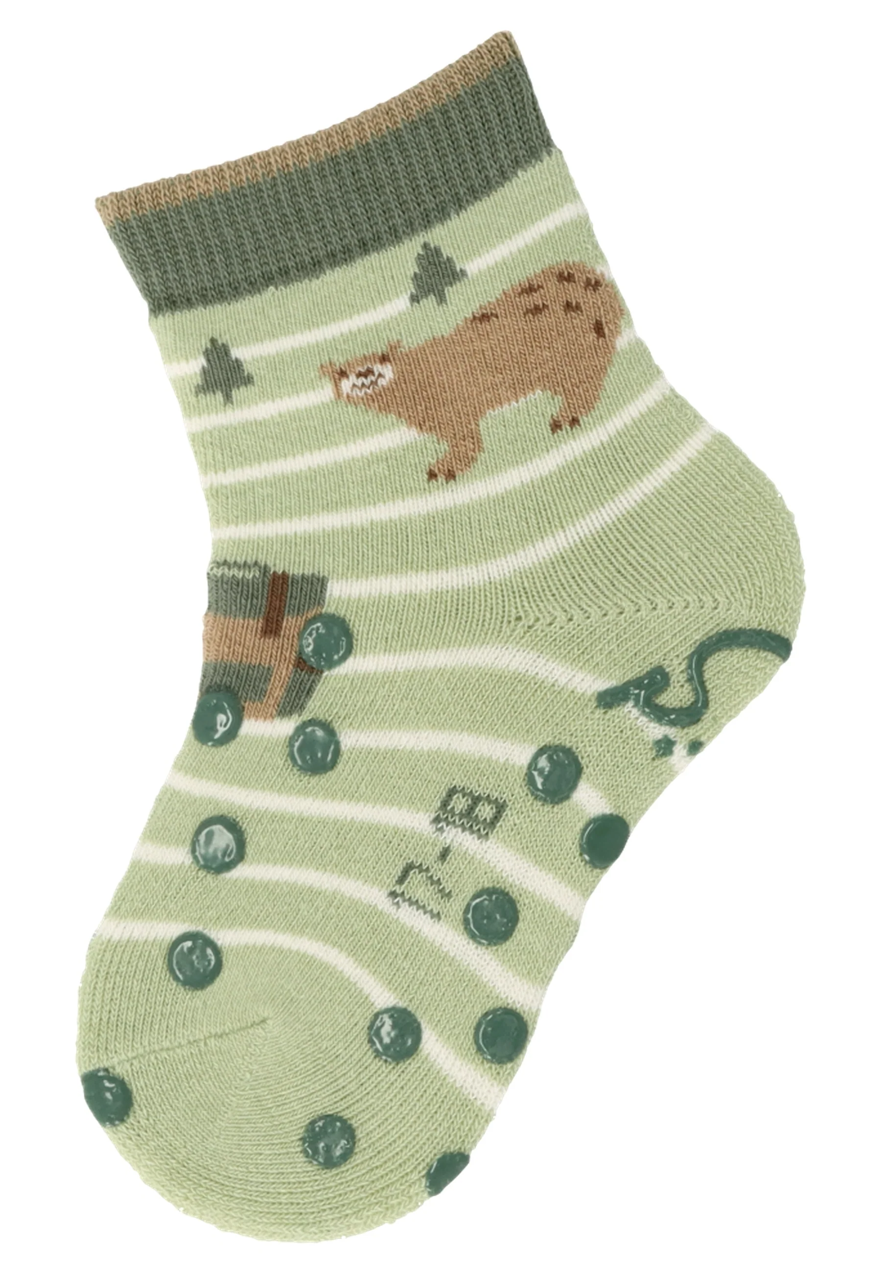 ABS Krabbelsocken im 2er Pack mit Motiv Löwe