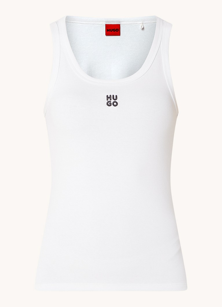 Canotta HUGO BOSS Datamia con logo ricamato