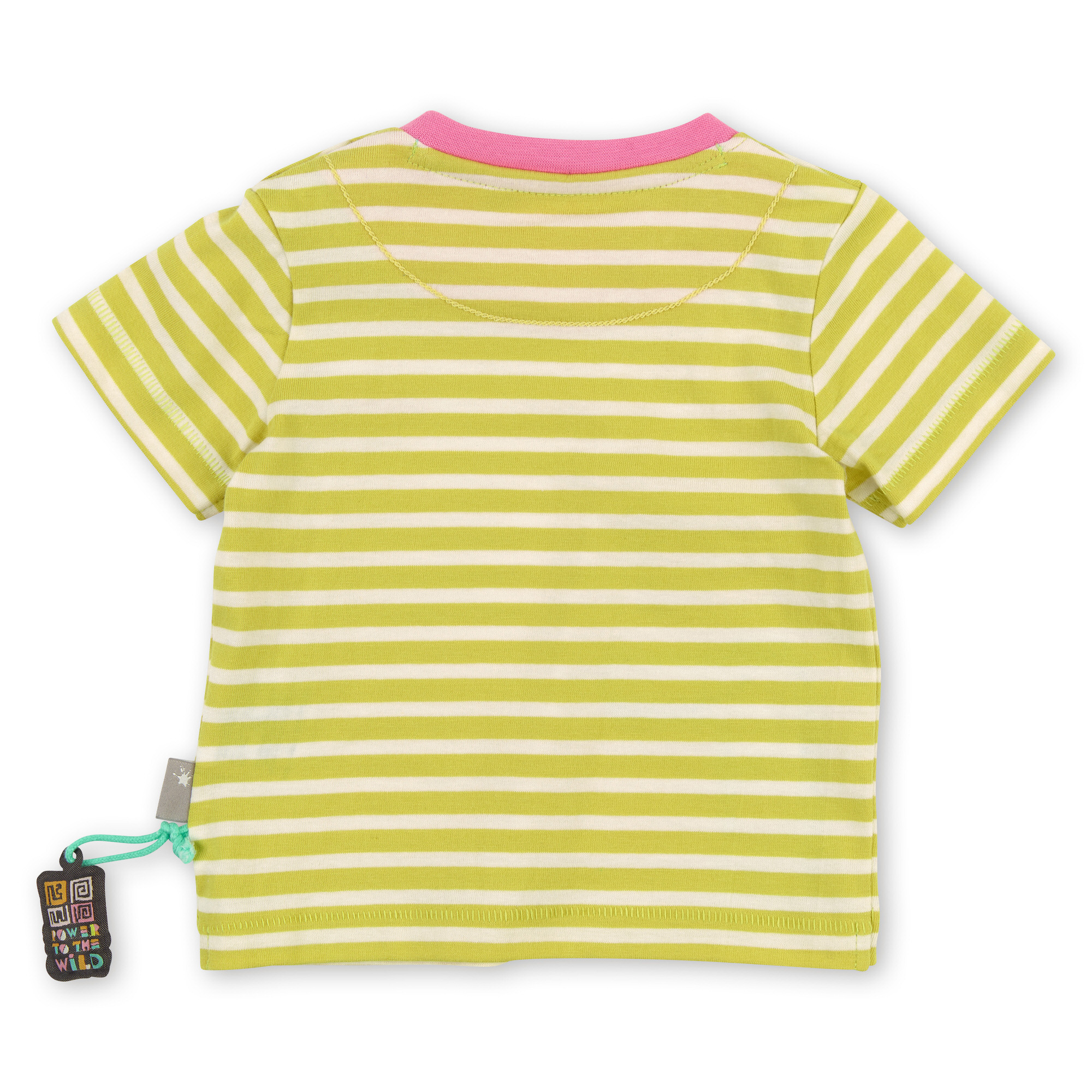 Baby T-Shirt geringelt mit Krokodil Motiv