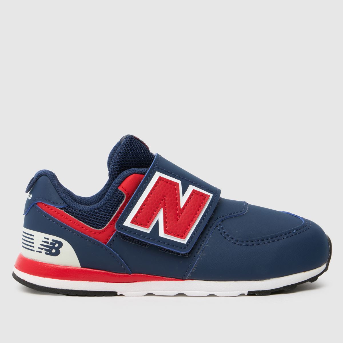 New Balance marinblå multifärgade 574 v pojkar småbarnsskor