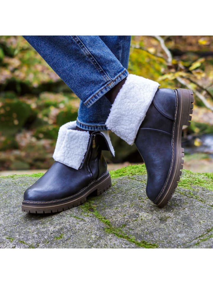 palado Winterstiefeletten in Navy günstig kaufen
