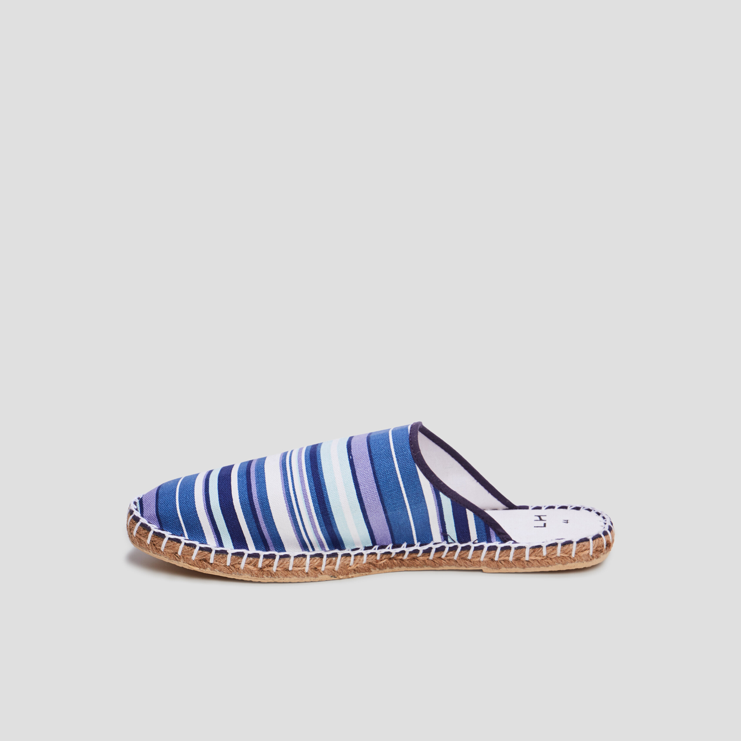Chaussons mules bleu homme | La Halle