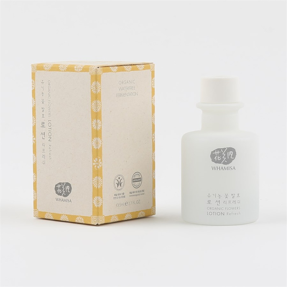WHAMISA Organic Flowers Lotion Refresh Lotion visage