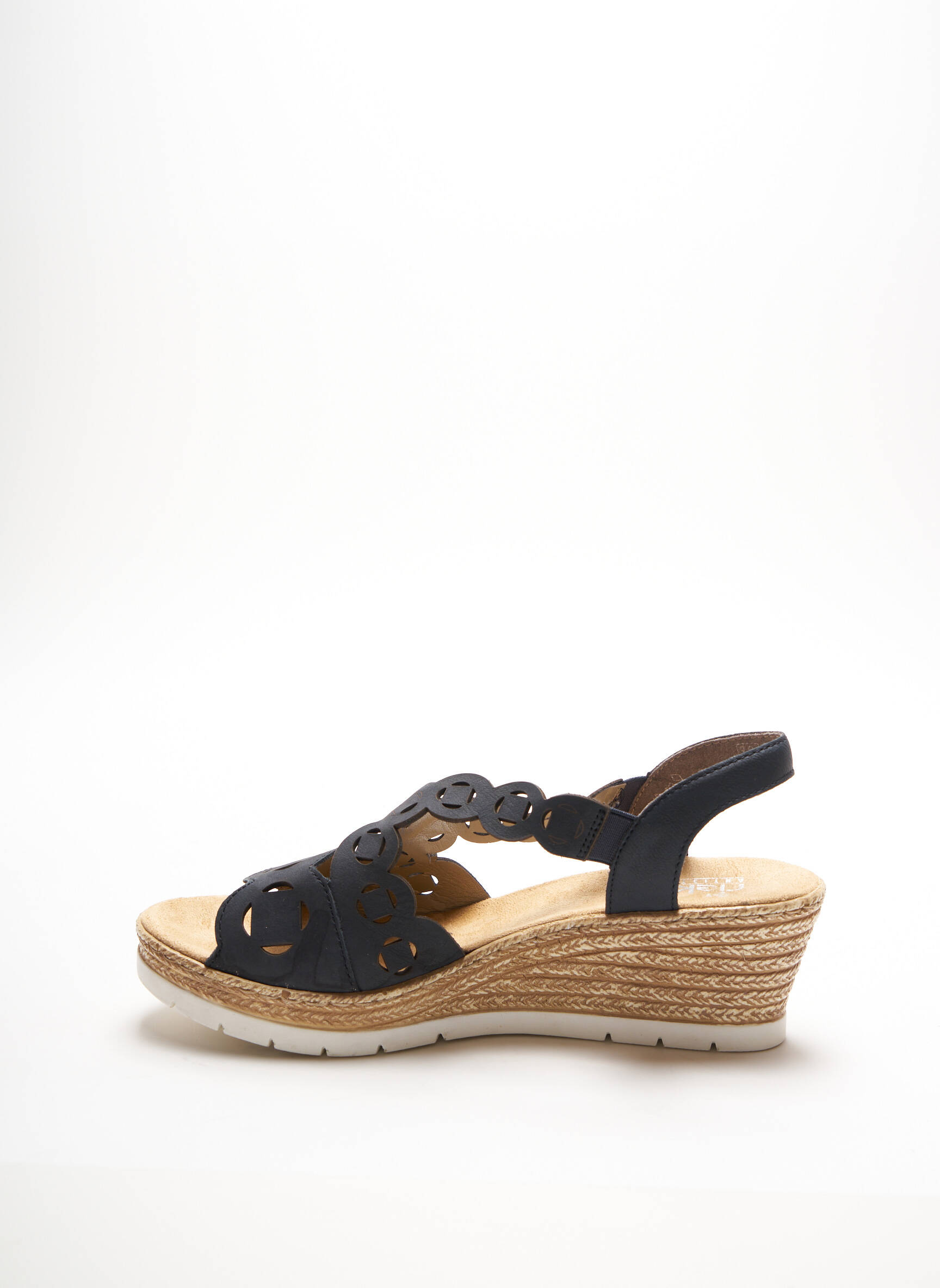 Rieker Sandales Nu Pieds Femme couleur bleu