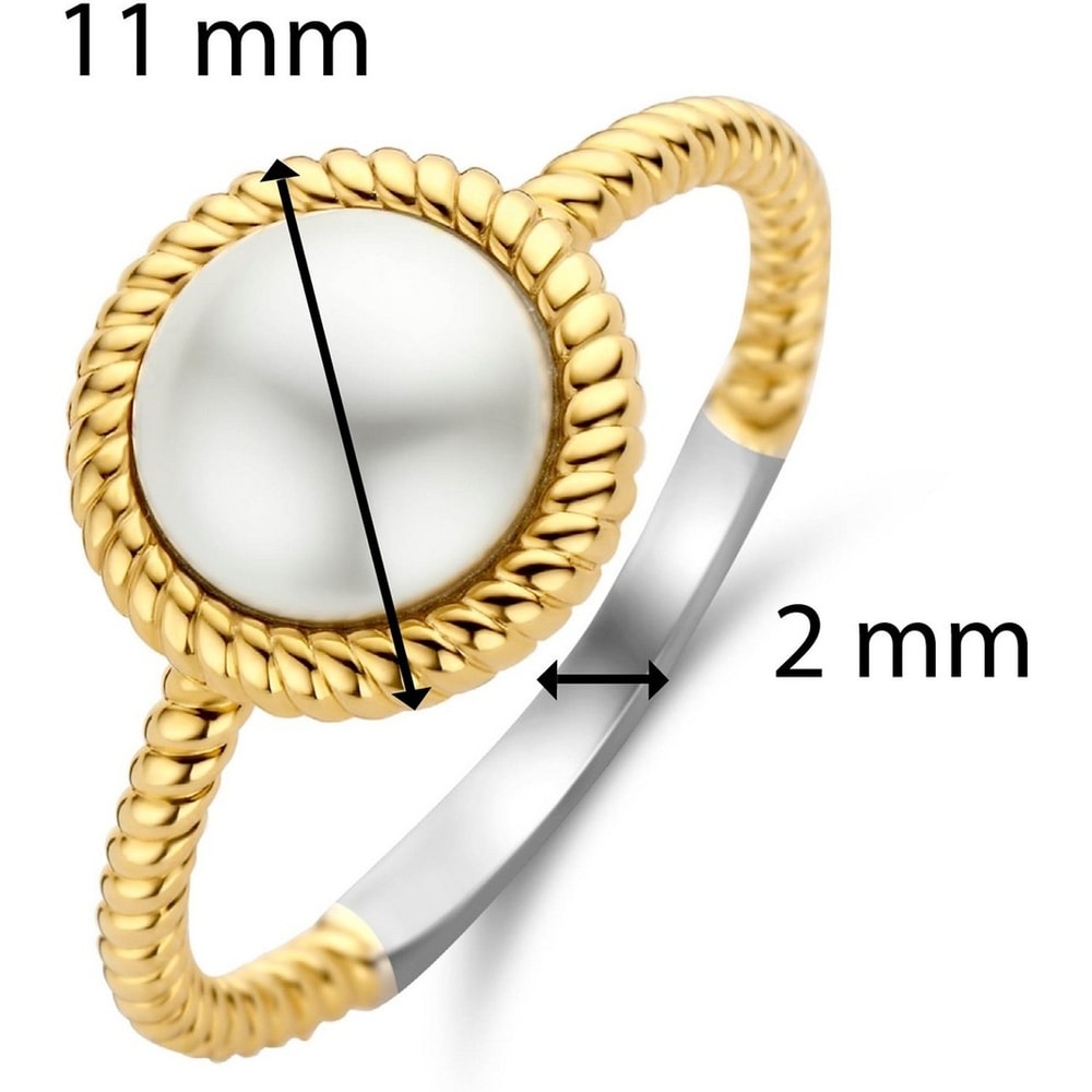 TI SENTO - Milano Bague pour femme 925 Argent bicolore Bague