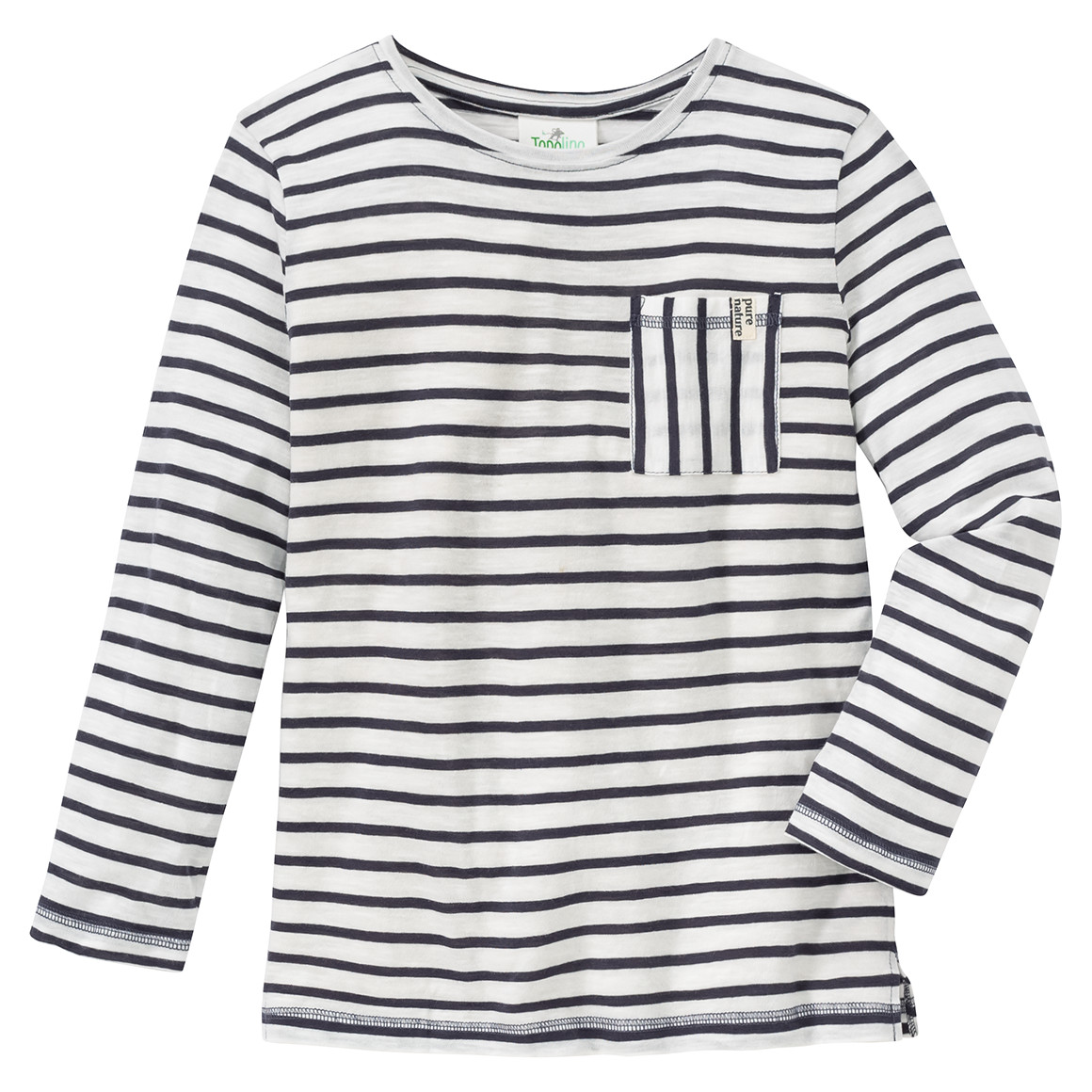 2 Kinder Langarmshirts mit Flammgarn