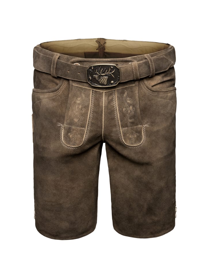 Spieth & Wensky Lederhose Rampoldi in braun günstig kaufen