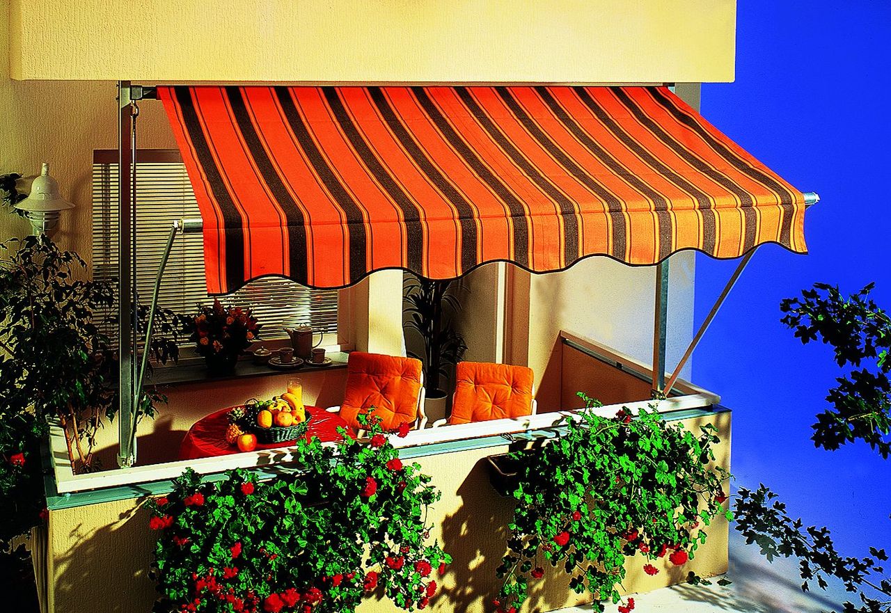 Spettmann Fallarmmarkise, ca. 300 x 160 cm - Orange/Braun
