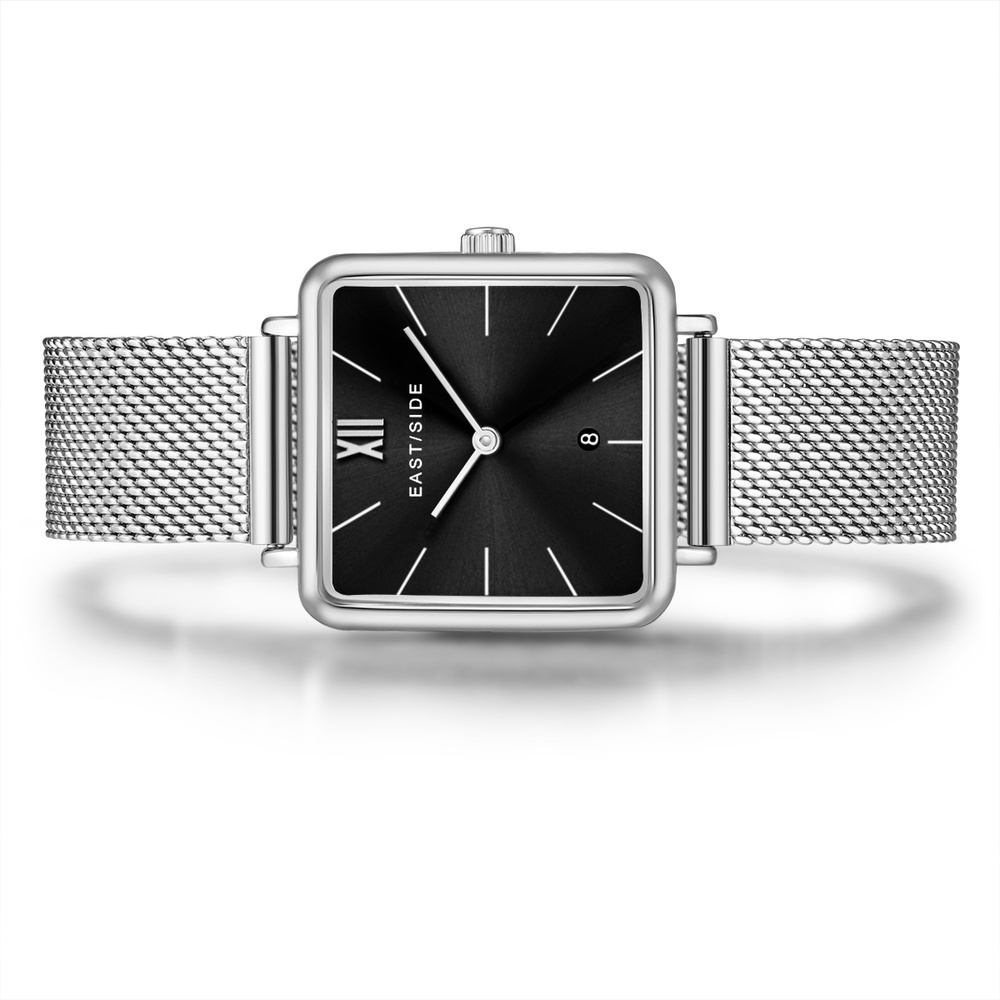 EASTSIDE Montre à quartz Grand en Argent Acier inoxydable en Argent Montre