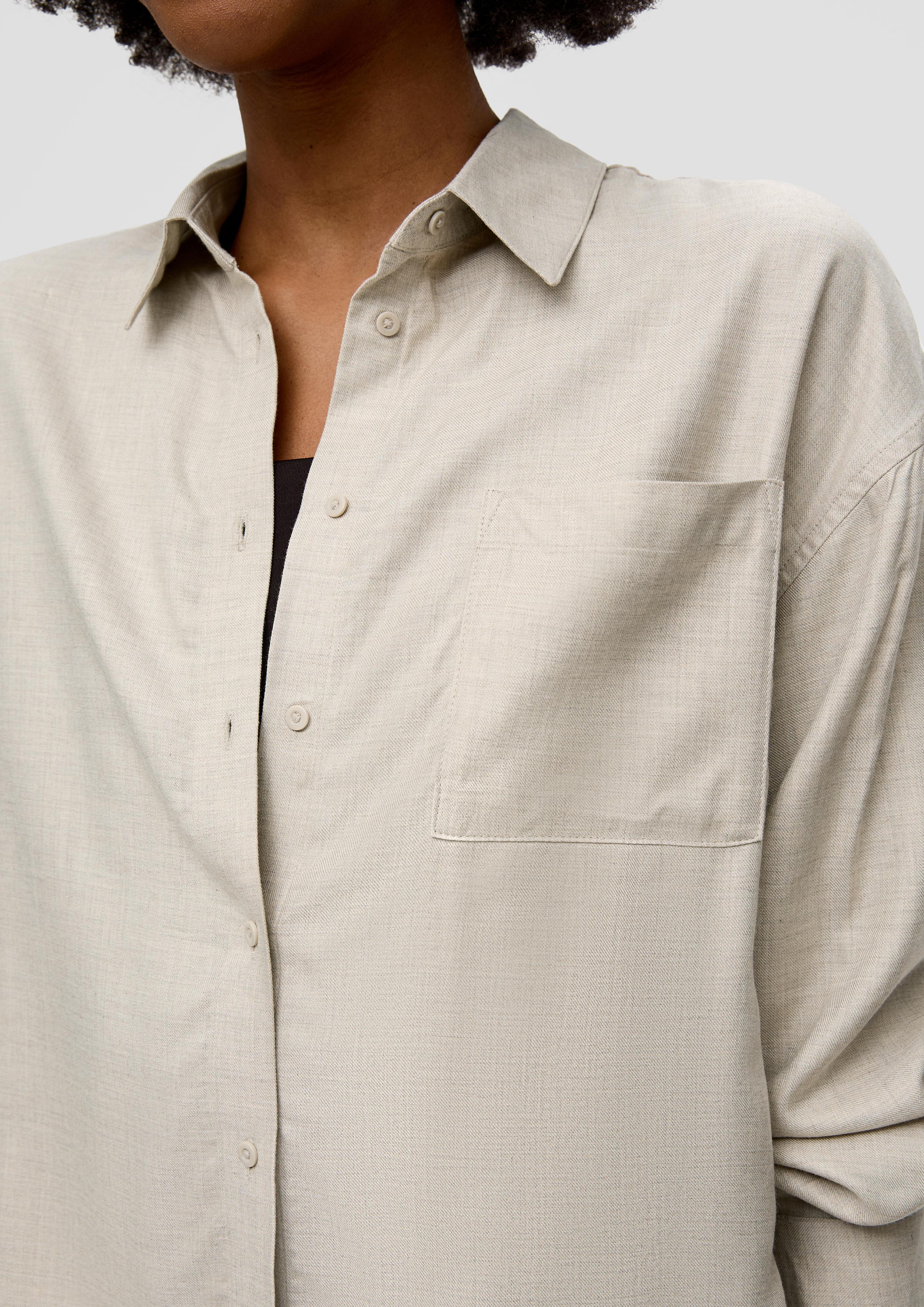 Verkürzte Bluse aus Viskose  2154189-0009
