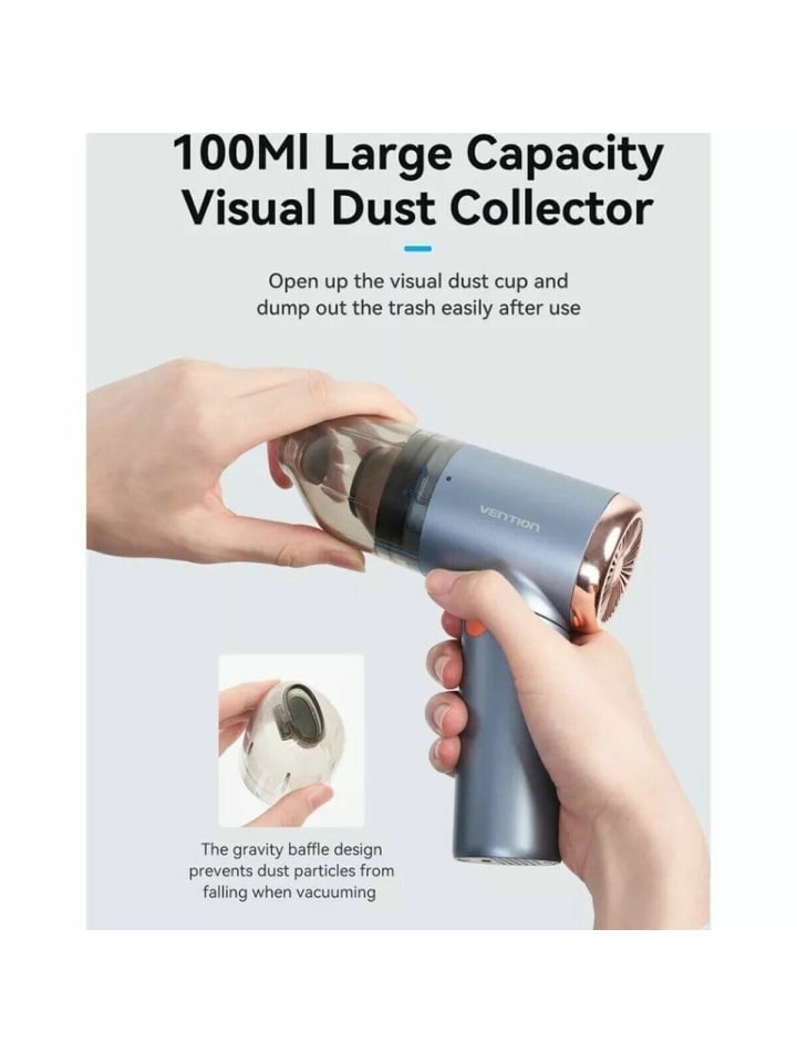 Vention Handstaubsauger mit 4000mAh Vion-krab0-Akku/Autonomie Blau in Blau günstig kaufen onesize