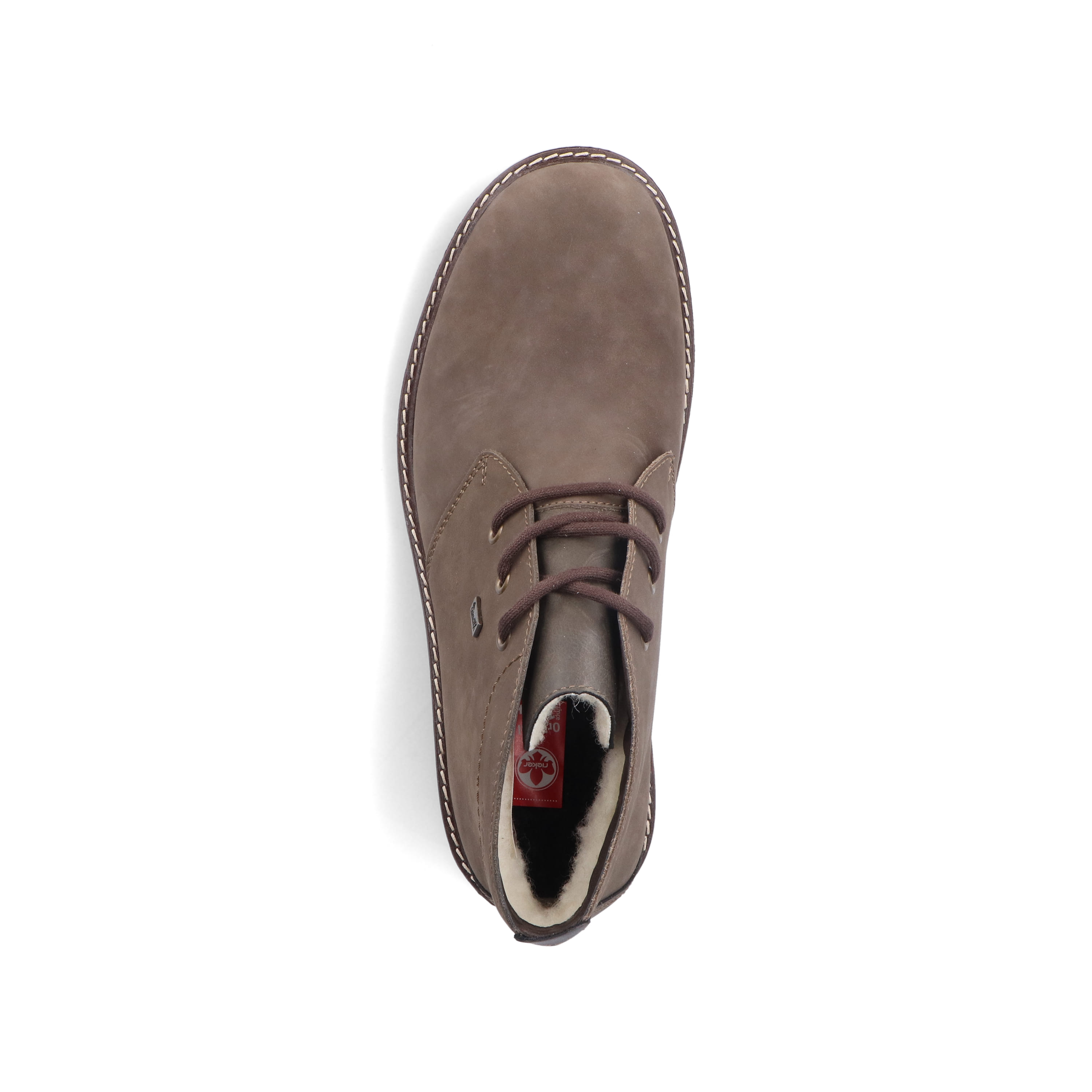 Rieker Herren Schnürstiefel graubraun