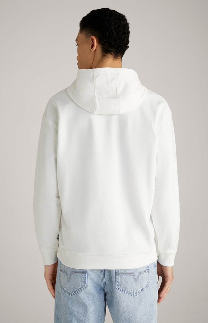 Baumwoll-Hoodie Spike in Offwhite