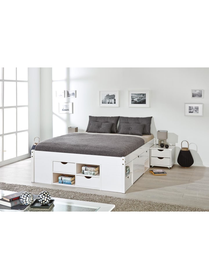 ebuy24 Doppelbett Till Weiß 186 x 209 cm günstig kaufen onesize