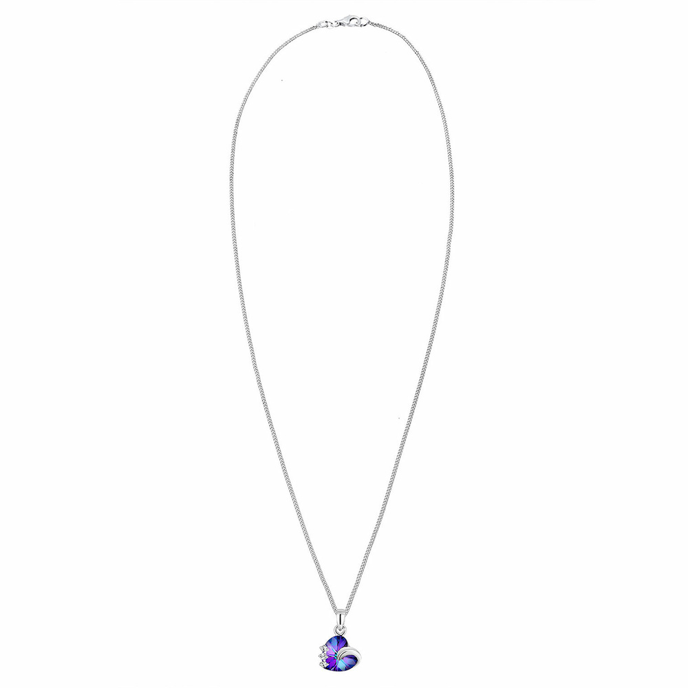 Elli Elli Collier Herz Kristalle 925 Silber Tesoro collier