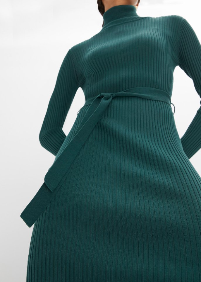 Ripp-Strickkleid