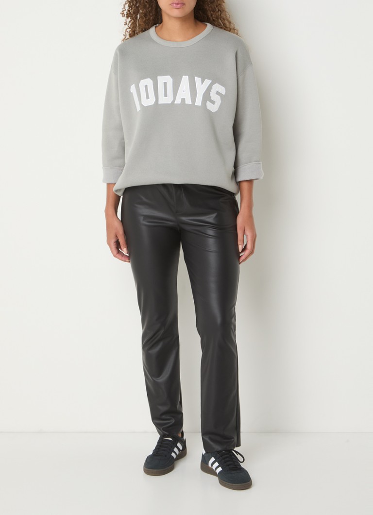 Maglione Statement 10DAYS con logo ricamato