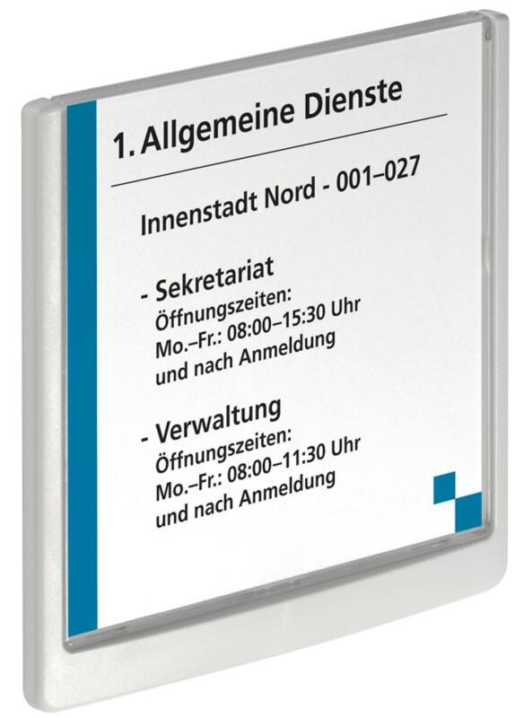 DURABLE Türschild Kunststoff 14,9 x 14,9 cm