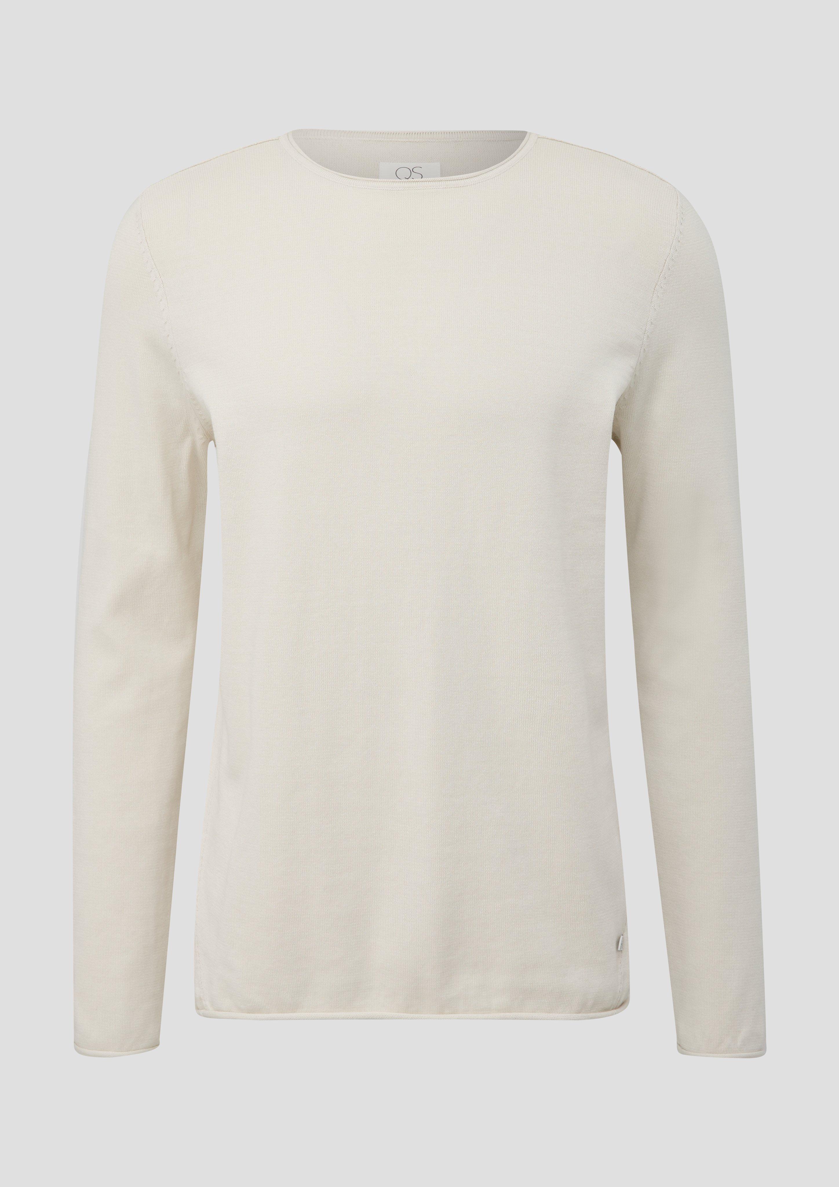 Leichter Strickpullover mit Rollsaum  2138635-0330