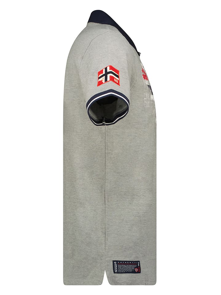 Geographical Norway Poloshirt in Grau günstig kaufen