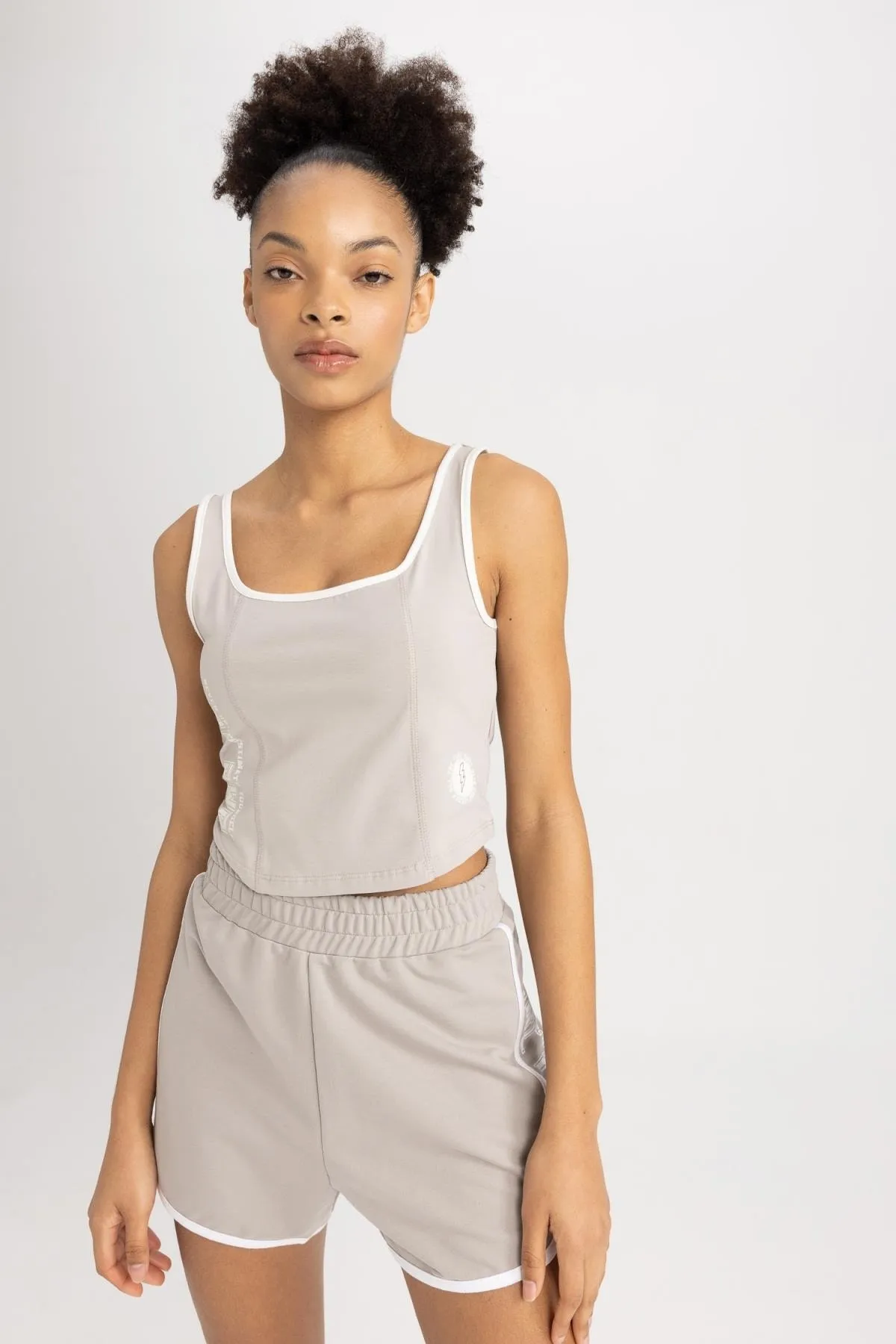 DeFacto  Passform Crop Top Athlete Cotton Athlete A1844ax23sm