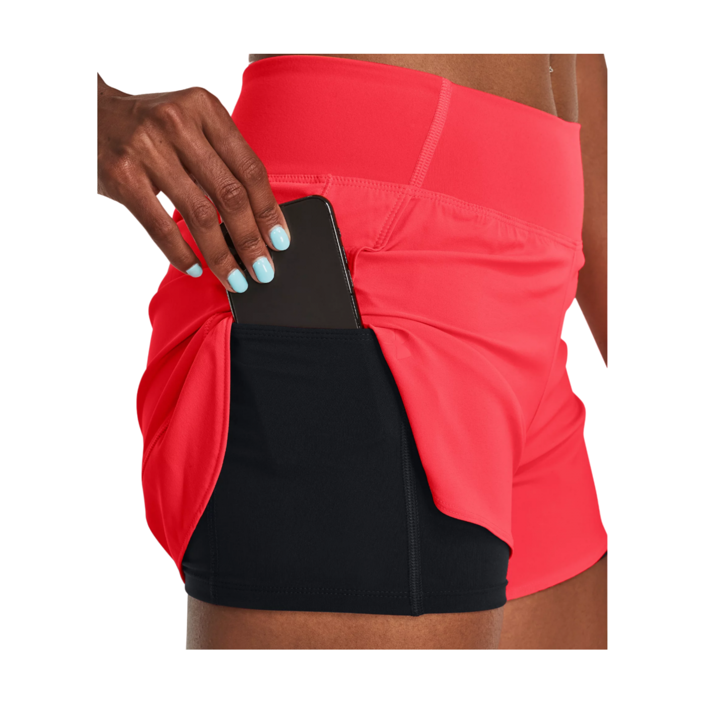 Under Armour Flex Woven 2 in 1 Short Damen Rot F628