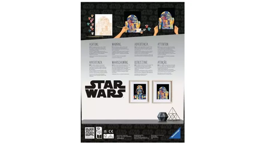 Ravensburger Beschäftigung - CreArt Star Wars - R2-D2 - Malen nach Zahlen