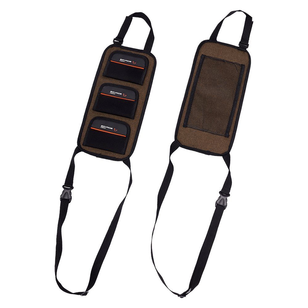 Savage Gear Carseat Rod Rack 3 Rods - 3 Ruten Sitz Rutenhalter Auto Transport Rutenhalter, (3 Teilig, Geliefert mit einem starken Spiralband)