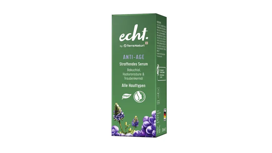 echt. by Terra Naturi ANTI-AGE straffendes Serum 30 ml