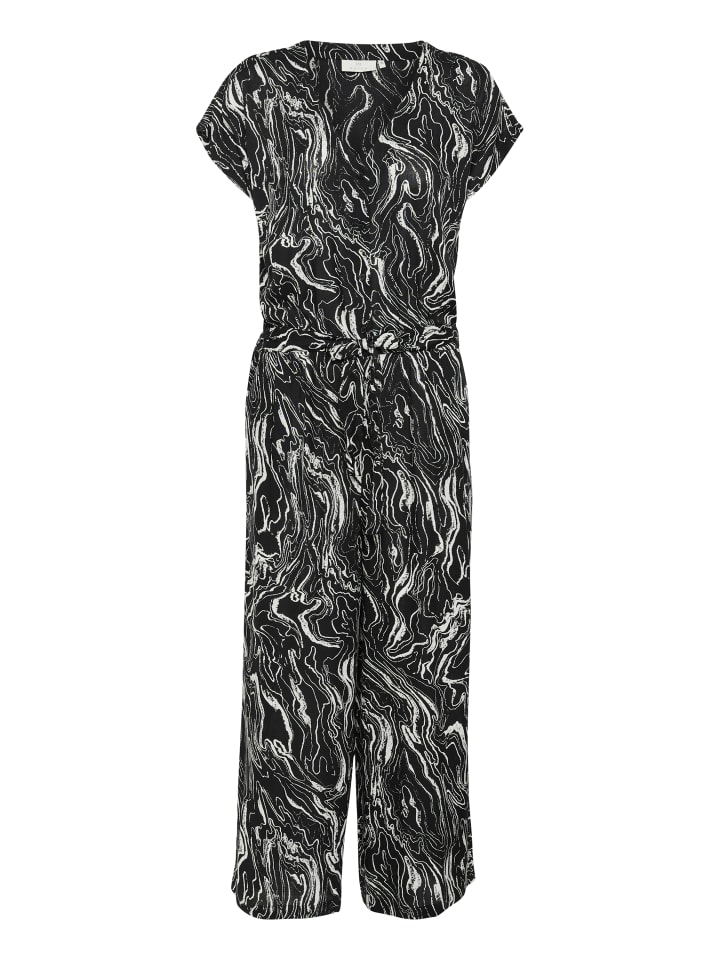 Kaffe Overall KAmira in Black/Chalk Graphic Print günstig kaufen