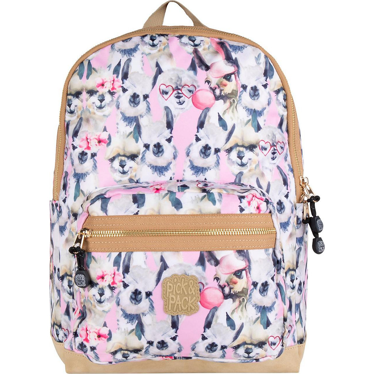 Freizeitrucksack M Alpaca pink