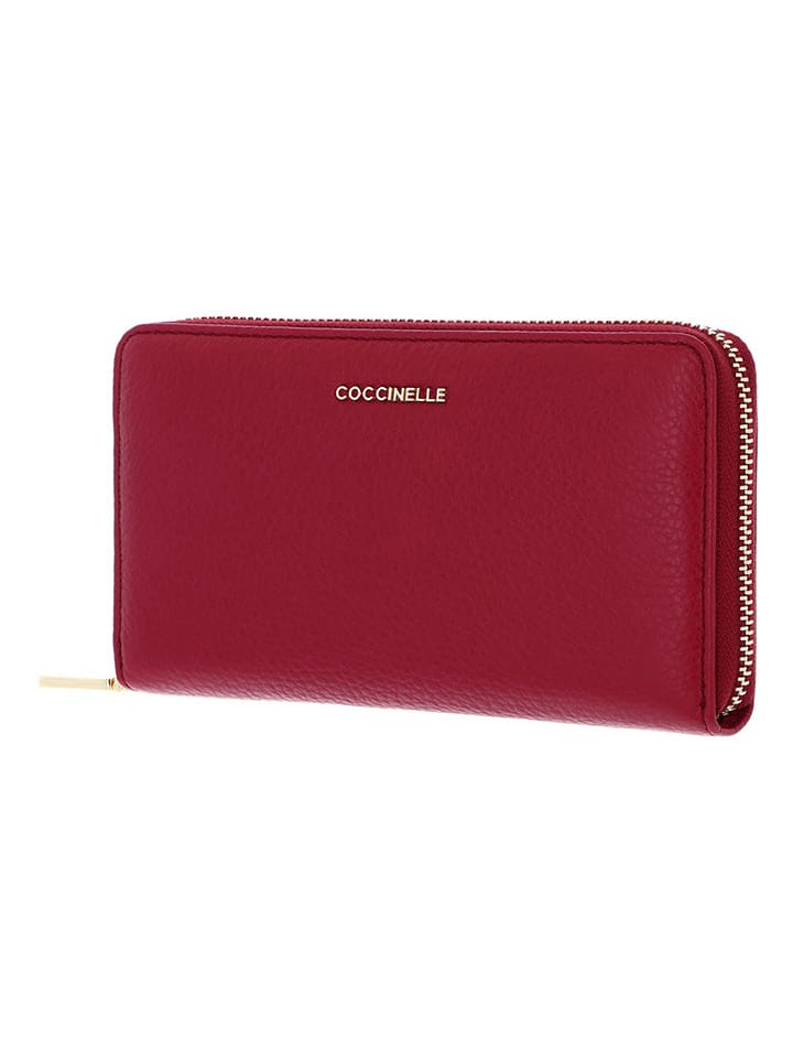 COCCINELLE Leder-Geldbörse in Rot - (B)18 x (H)10 x (T)2,5 cm günstig kaufen onesize