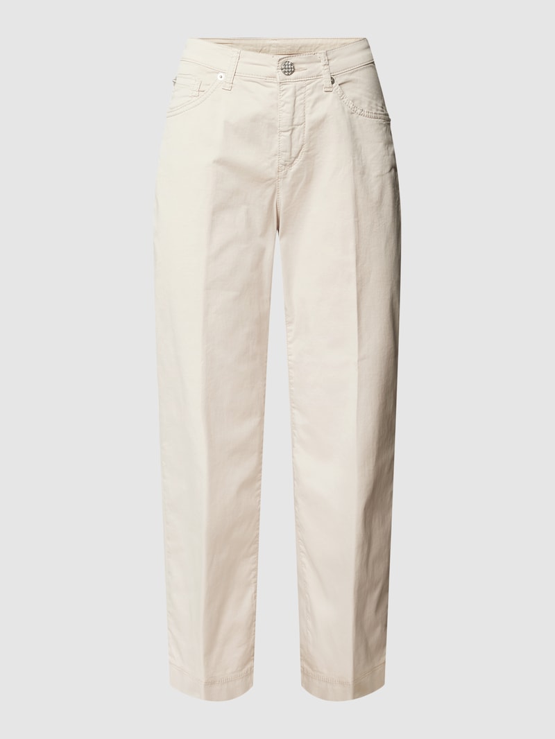 Jeans in verkürzter Passform Modell 'RICH CULOTTE' in kitt