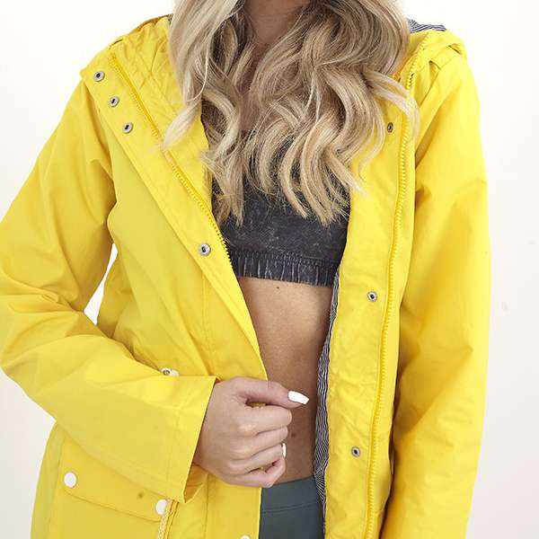 BRAVE SOUL Tamer Fishtail Damen Parka LJK-TAMERPKA YELLOW