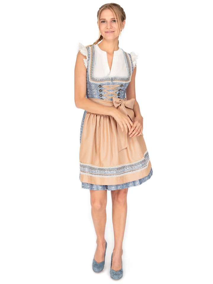 KRÜGER Mini Dirndl EIKE in hellblau günstig kaufen