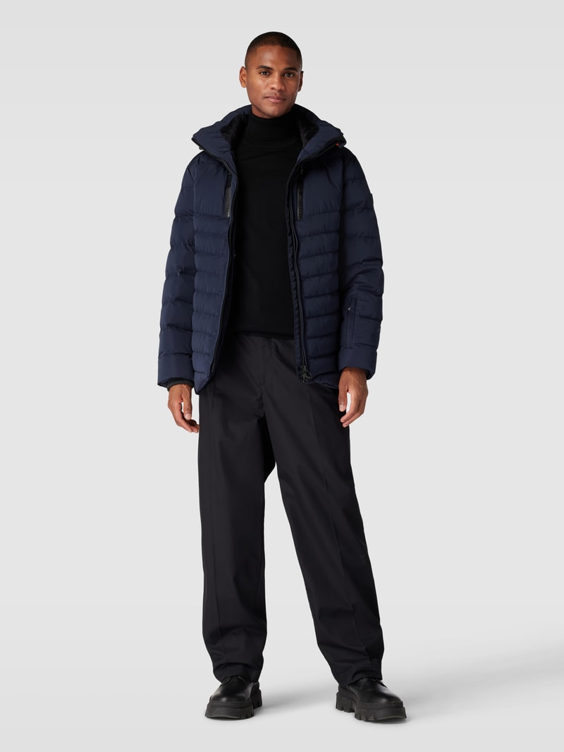 Funktionsjacke mit Zweiwege-Reißverschluss Modell 'CARMENERE' in marineblau