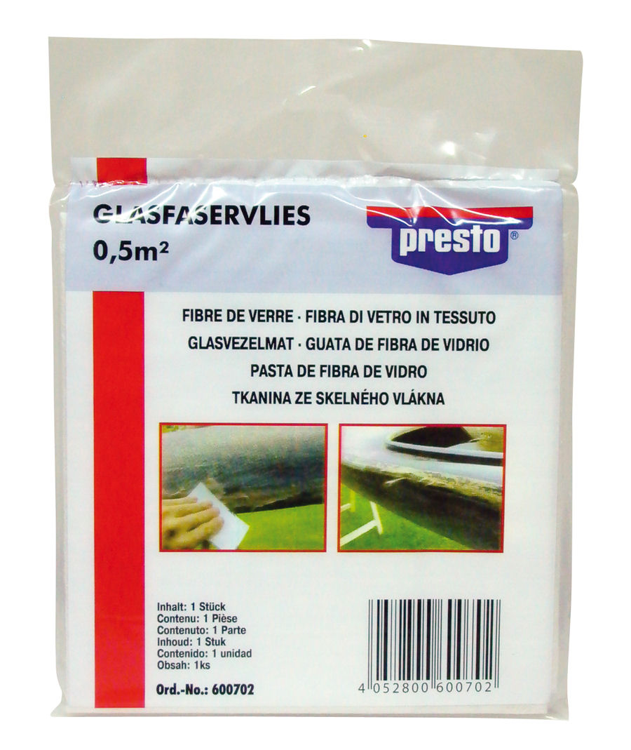 Presto Glasfaservlies 40g/qm, 0,5m² - ATU