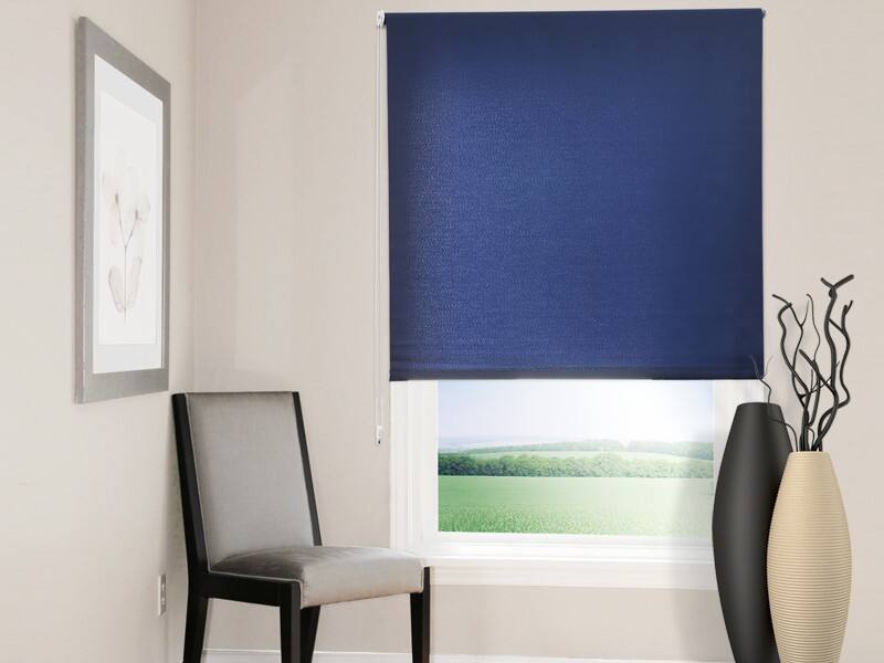 Casa Pura Verdunkelungsrollo Standard Daylight Stoff Blau 800 x 1500 mm
