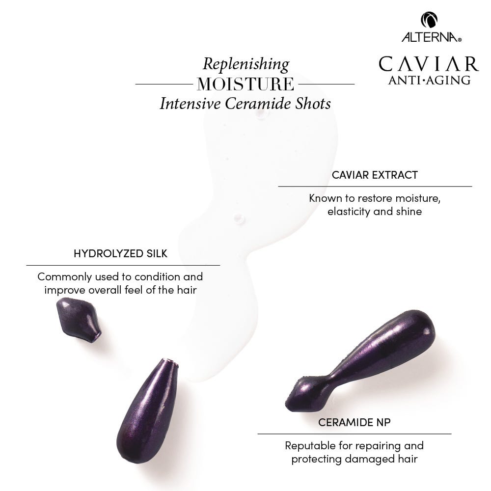 Alterna Caviar Replenishing Moisture Intensive Ceramide Shots 25 Kapseln á 12,3 ml