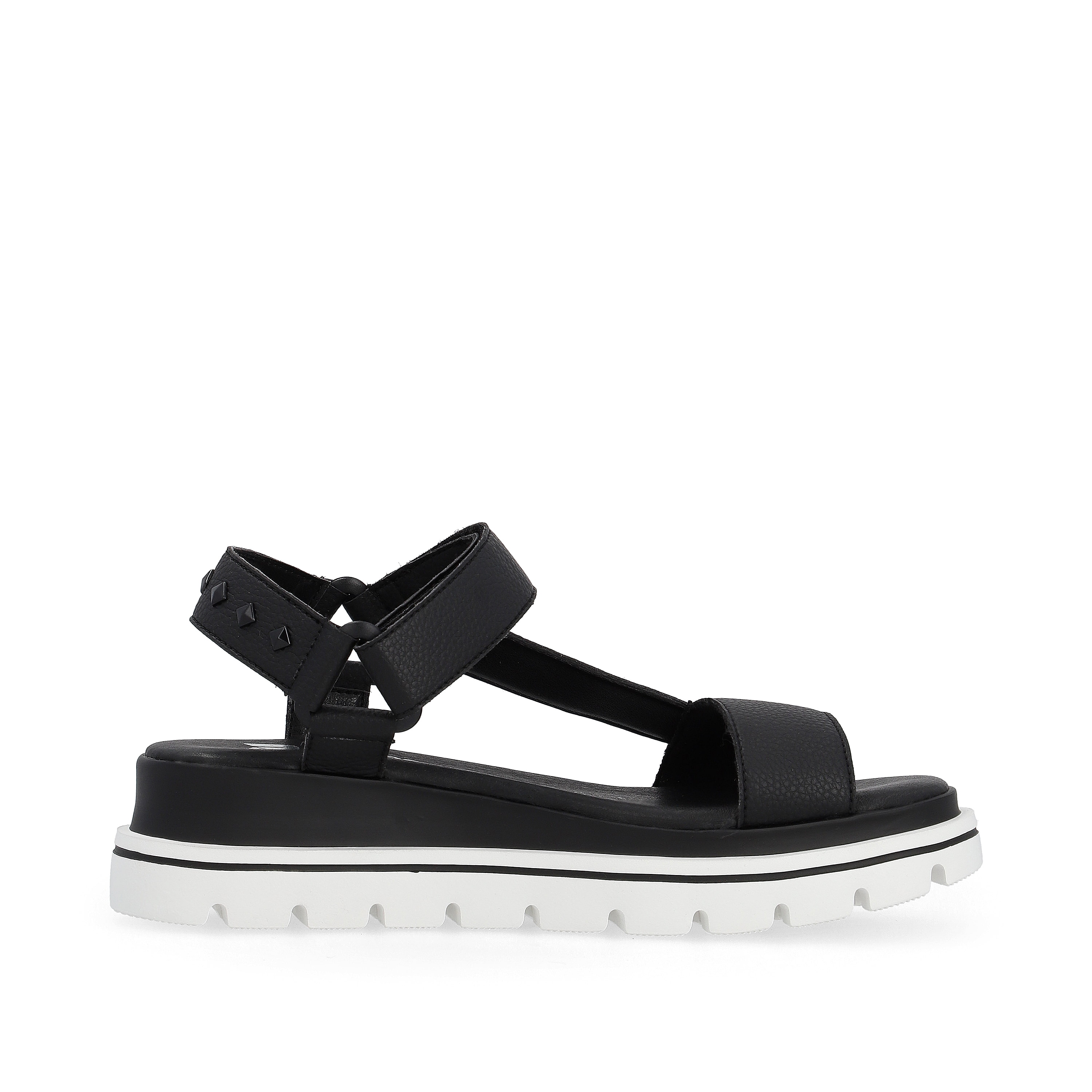 Rieker Damen Riemchensandalen noir