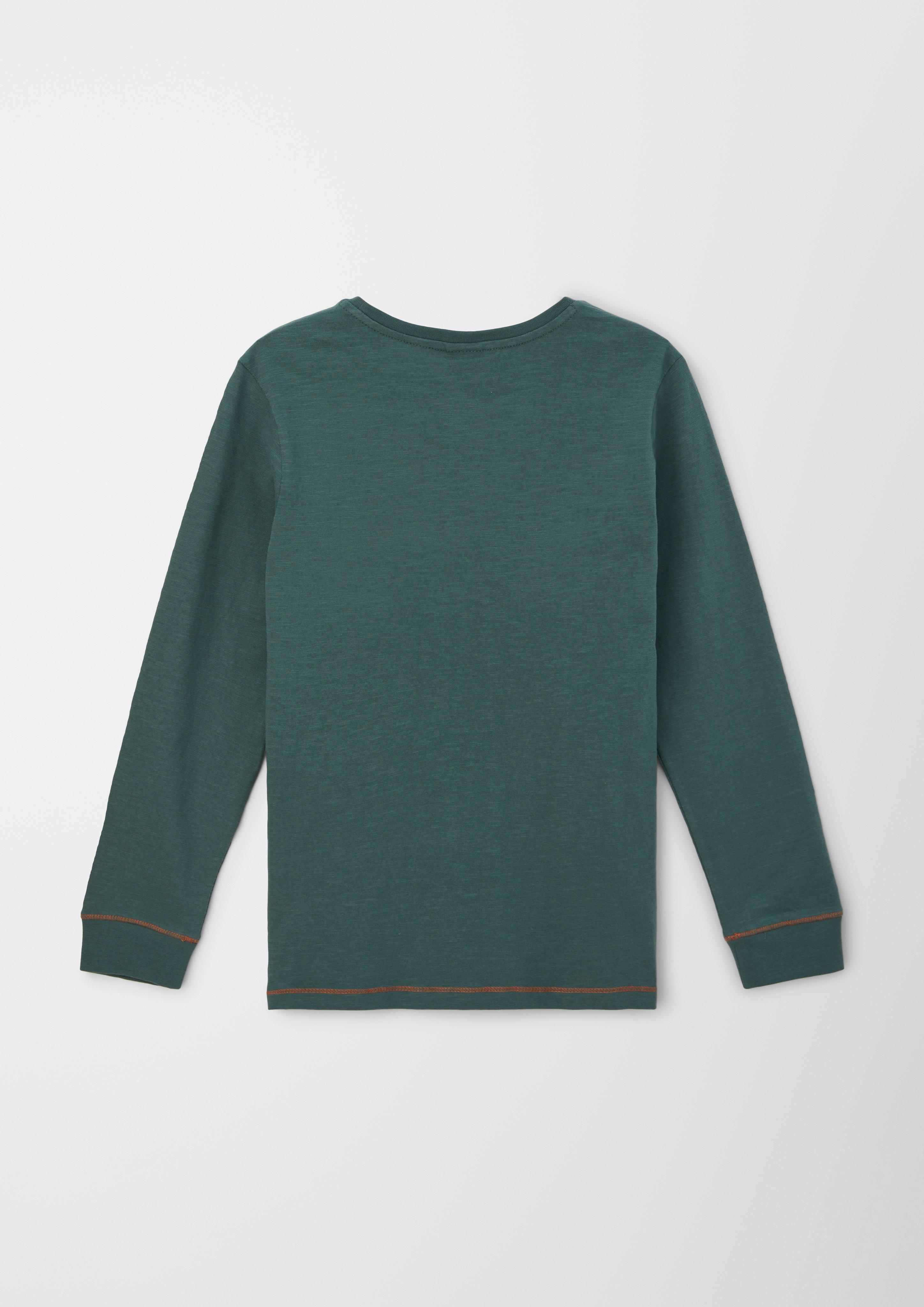 Langarmshirt aus Baumwolljersey  2118751-6715